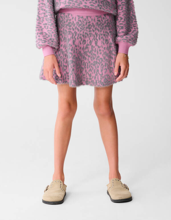 Leopard Knit Rok Roz SHOEBY GIRLS