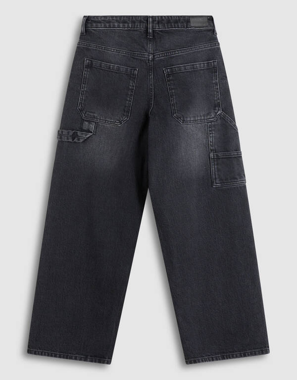 Carpenter-Jeans in Ultra-Baggy-Passform, Dunkelgra SHOEBY BOYS