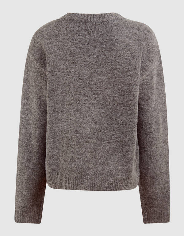 Bliss Artwork Pullover Dunkelgrau SHOEBY GIRLS