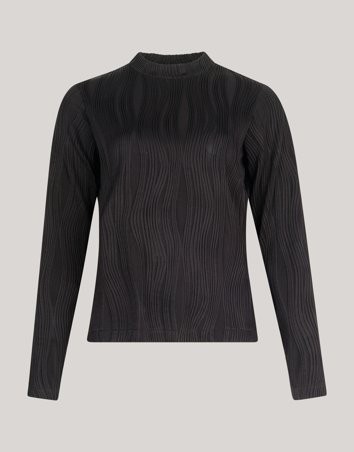 Swirl Crinkle Top Schwarz SHOEBY WOMEN