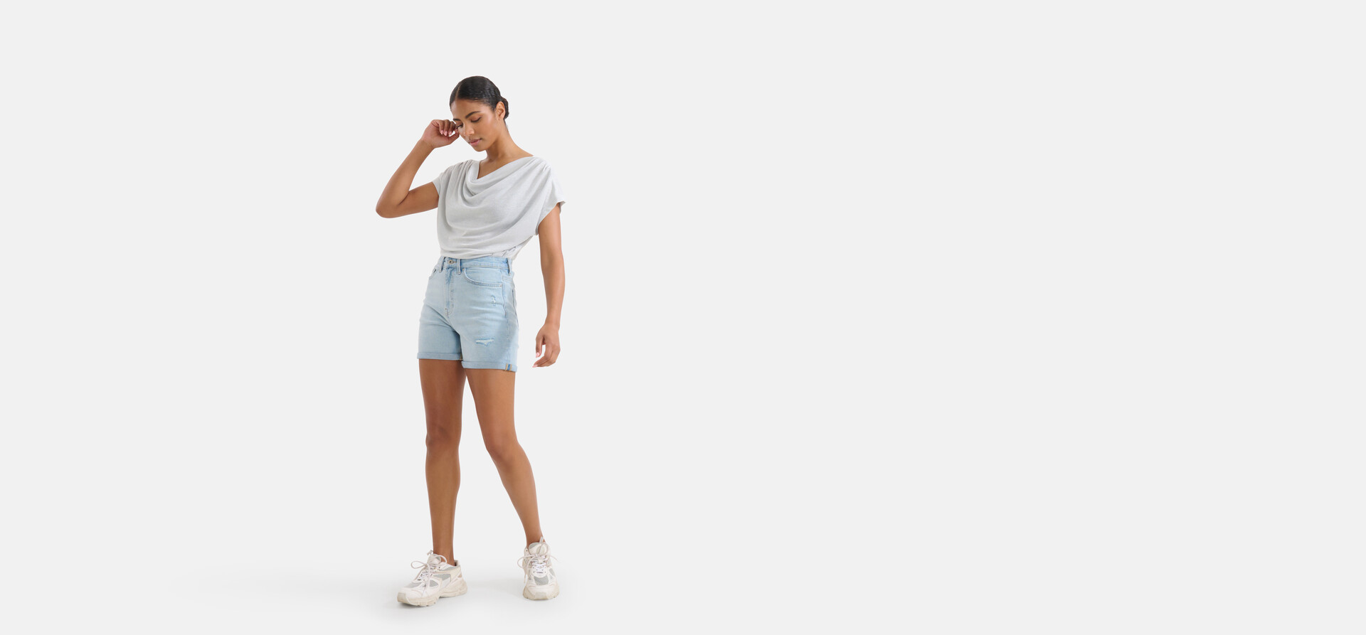 Denim Short gebleicht SHOEBY WOMEN