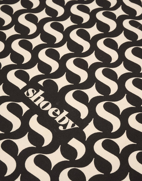 Shoeby Logo Shopper Schwarz Groß SHOEBY ACCESSOIRES