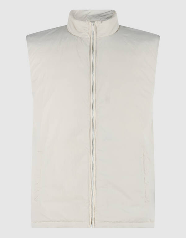 Bodywarmer mit Logo in Regular Fit Sand SHOEBY MEN