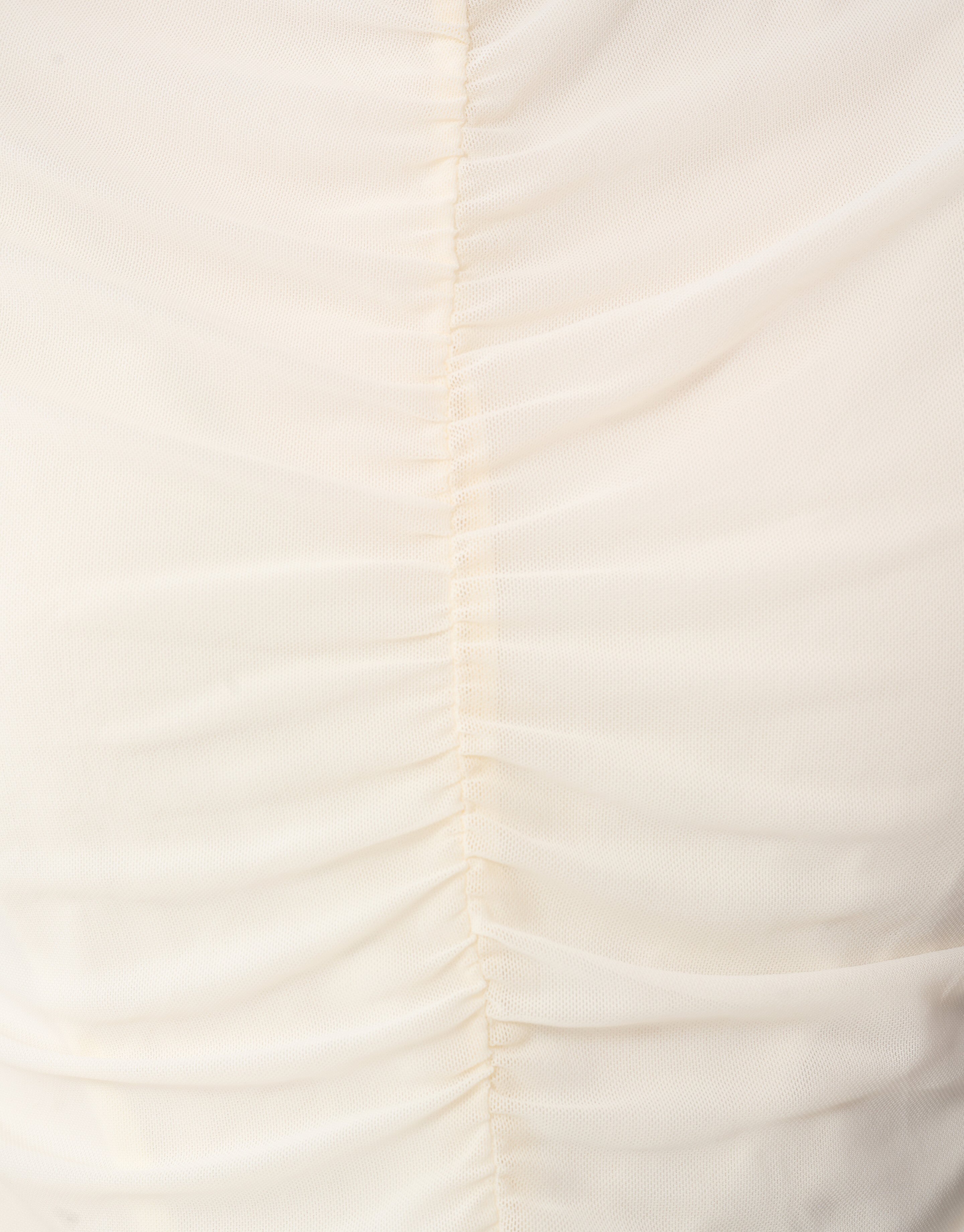 Transparenter Mesh-Top in Cremeweiß SHOEBY WOMEN
