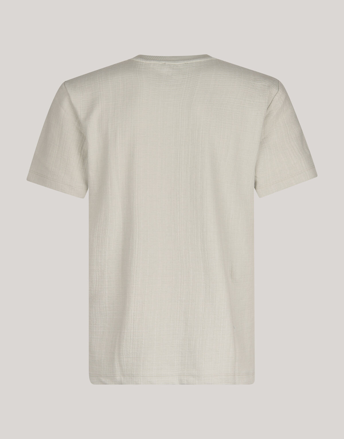 Strukturiertes T-shirt Hellgrau SHOEBY MEN