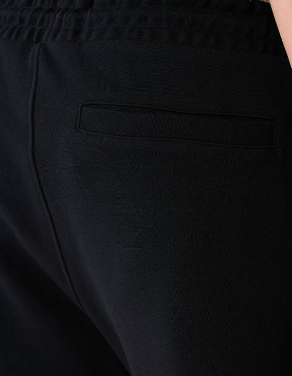 Pique Shorts Schwarz SHOEBY MEN