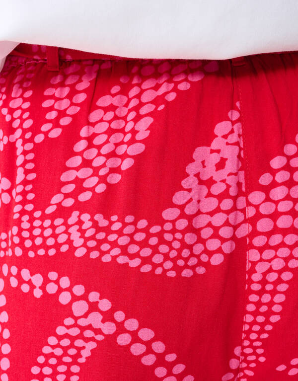 Bedruckte Shorts Rot SHOEBY WOMEN