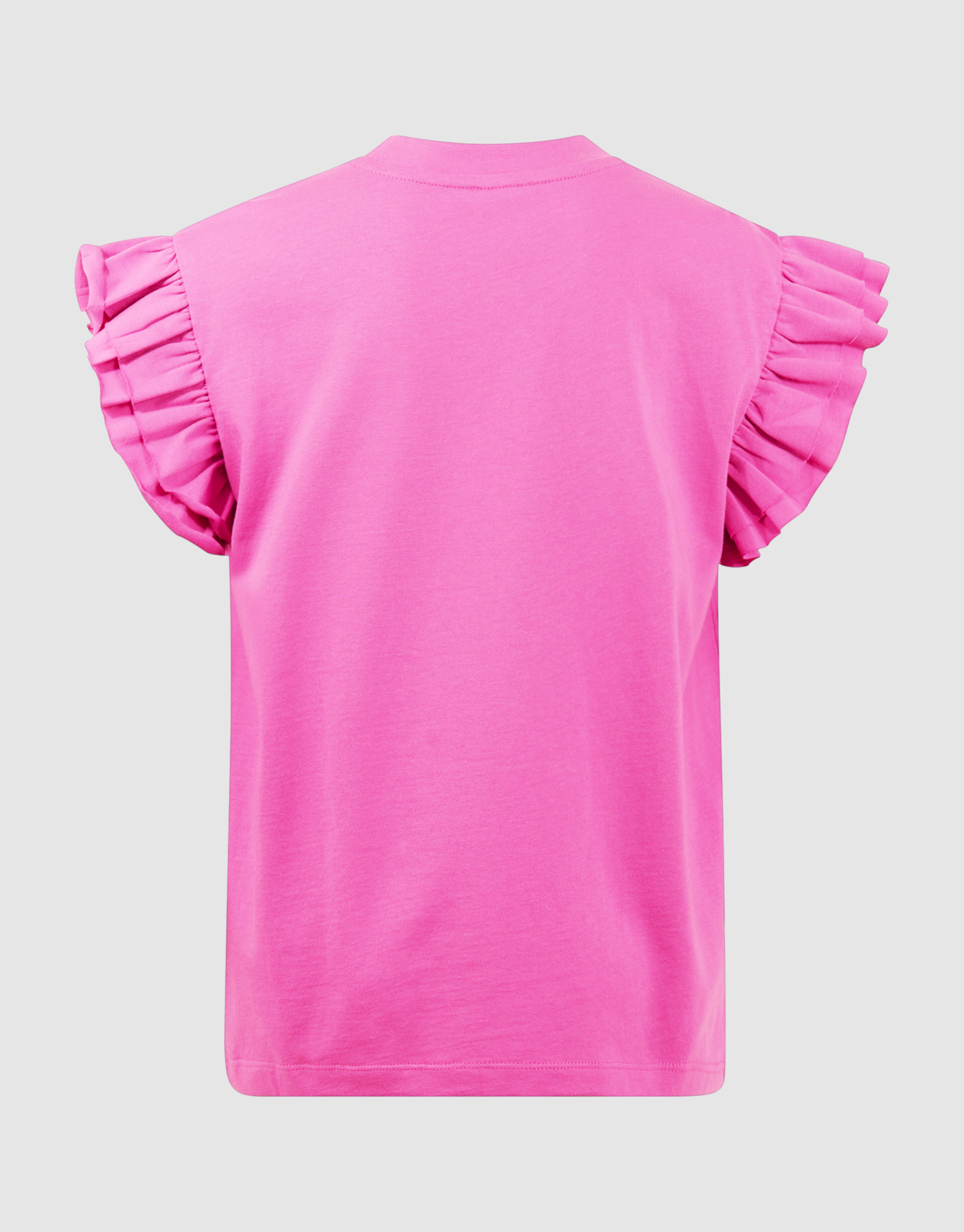 Ruffle Soleil Artwork T-Shirt Rosa SHOEBY GIRLS