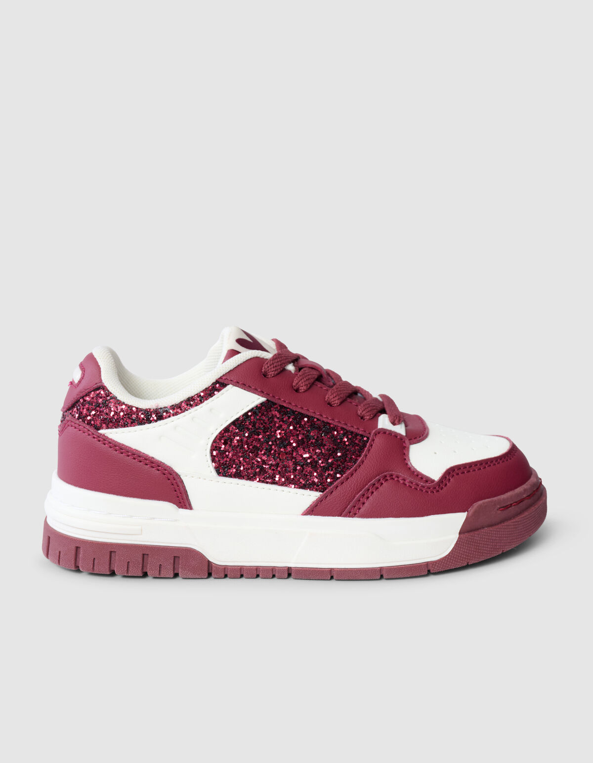 Glitzer Sneaker Dunkelrot SCHOENEN SHOEBY