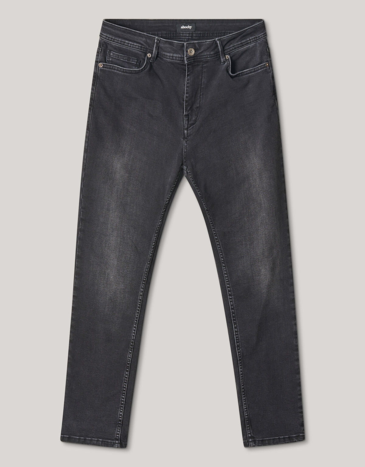 Skinny Jeans Schwarz Verwaschen L30 SHOEBY MEN