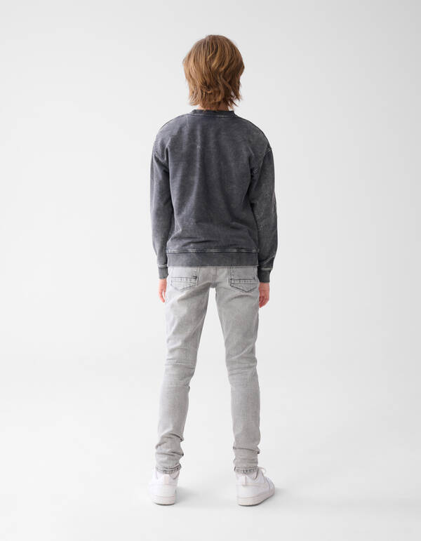 Washed Artwork Pullover Grau SHOEBY BOYS