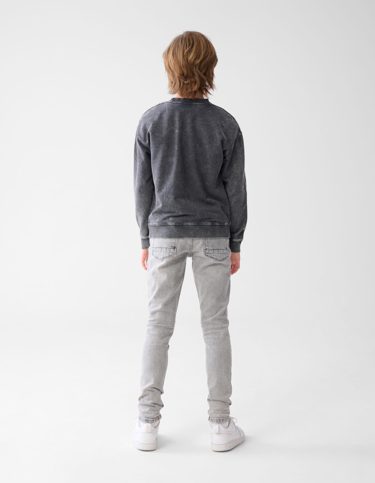 Washed Artwork Pullover Grau SHOEBY BOYS