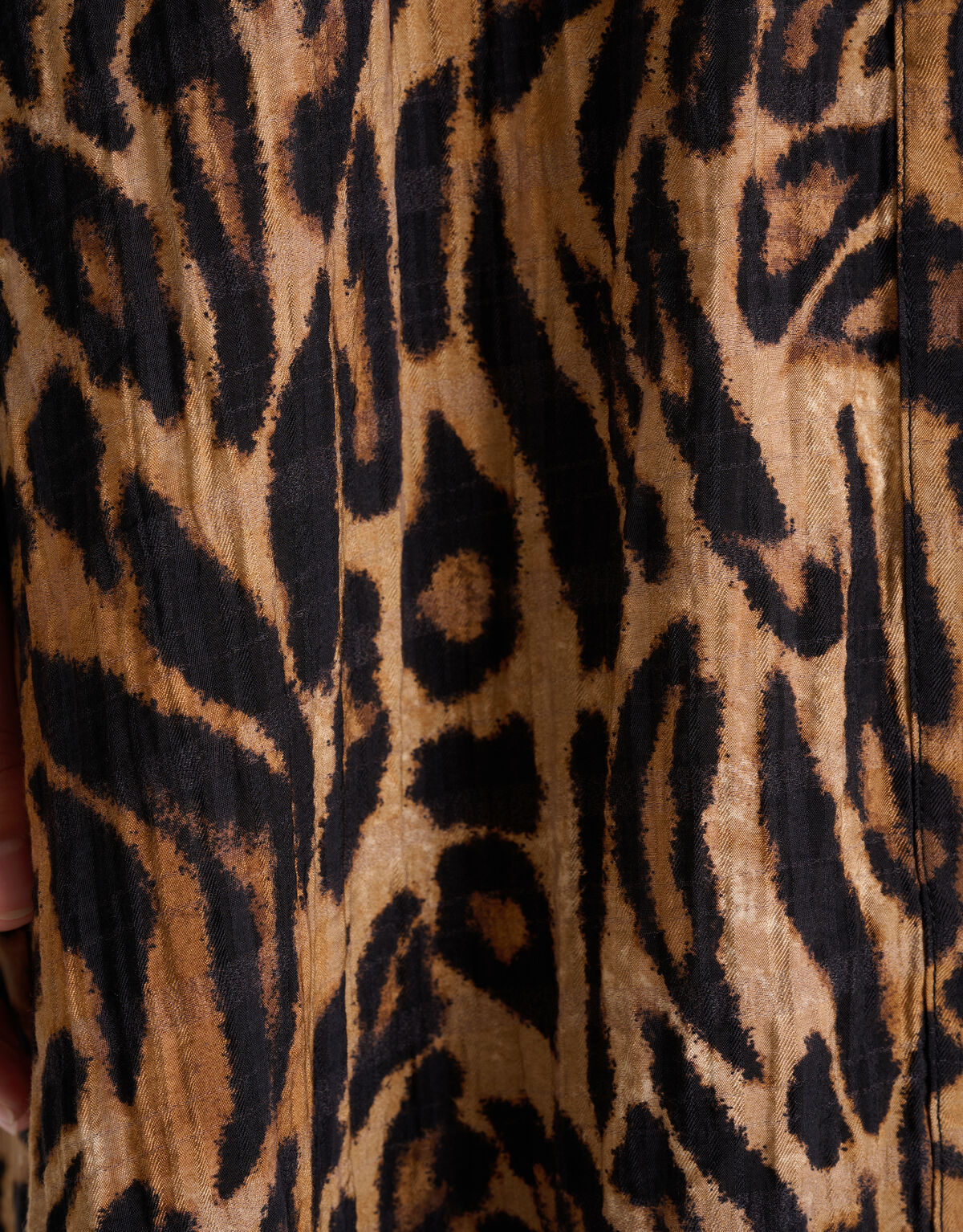 Midikleid mit Leopardenmuster Braun SHOEBY WOMEN