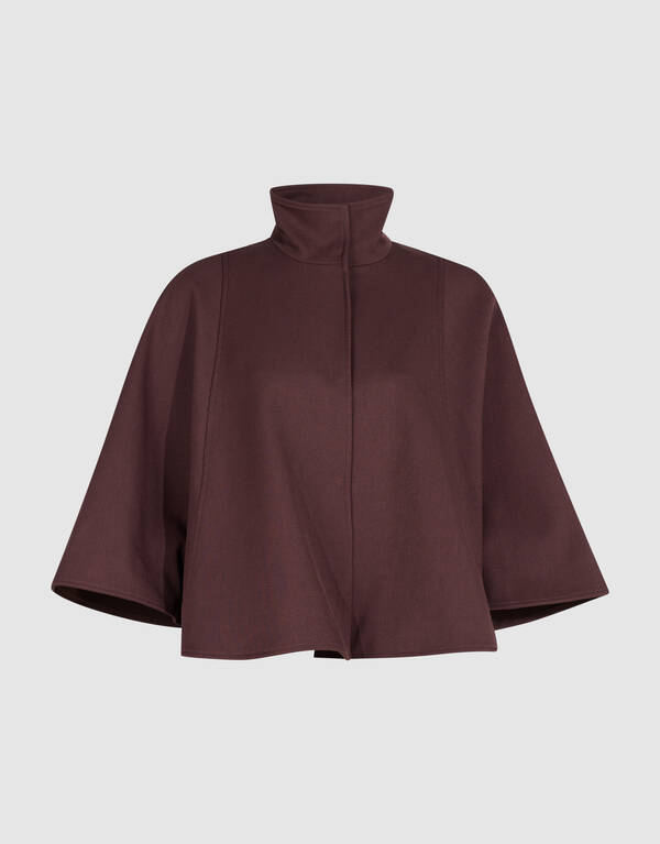 Gewebte Cape Dunkelrot By Mieke SHOEBY WOMEN