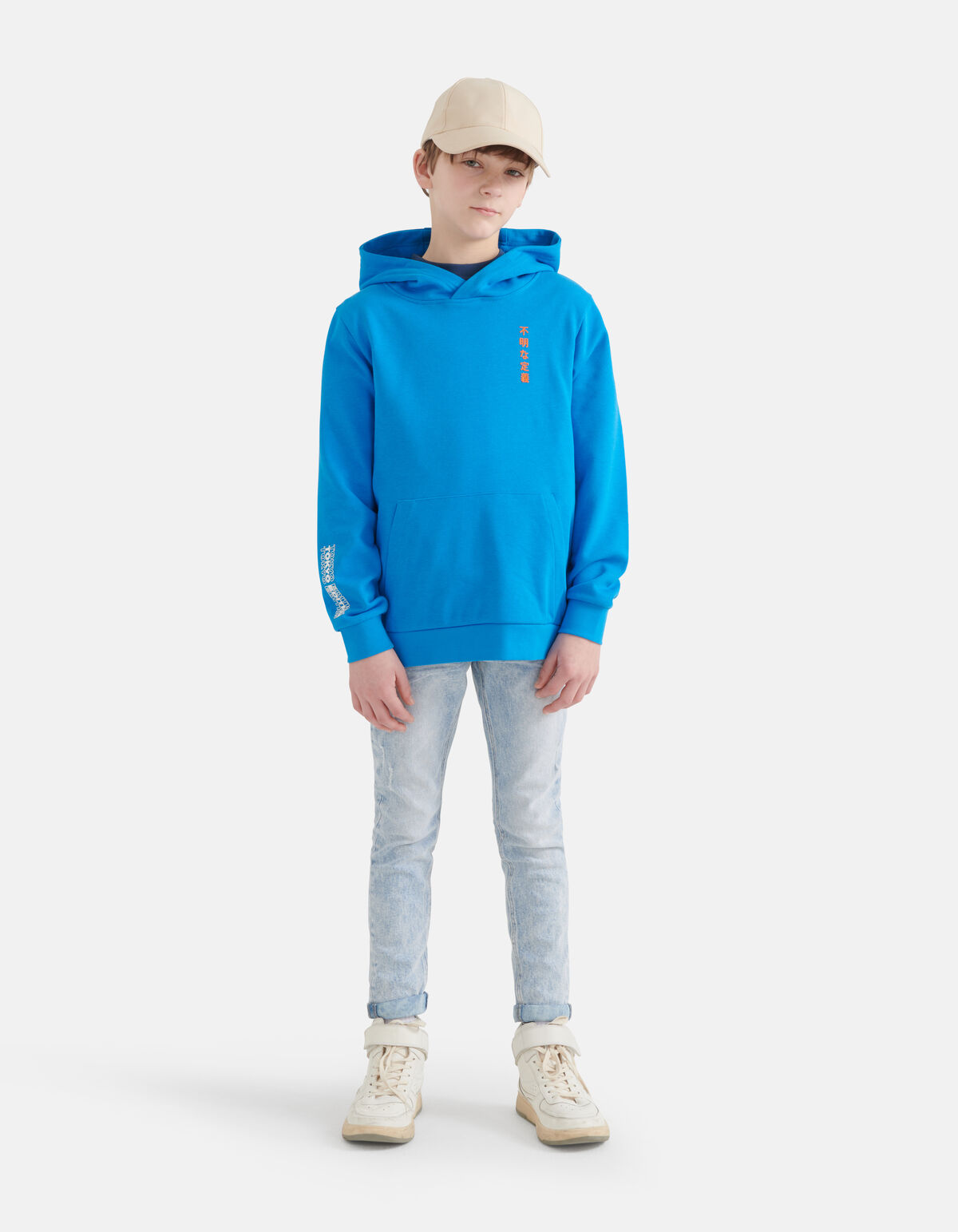 Artwork Hoodie Blau SHOEBY BOYS