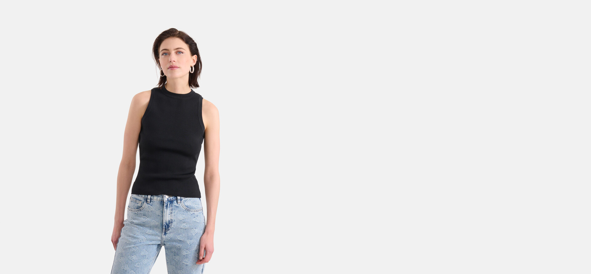 Neckholder-Top Schwarz SHOEBY WOMEN