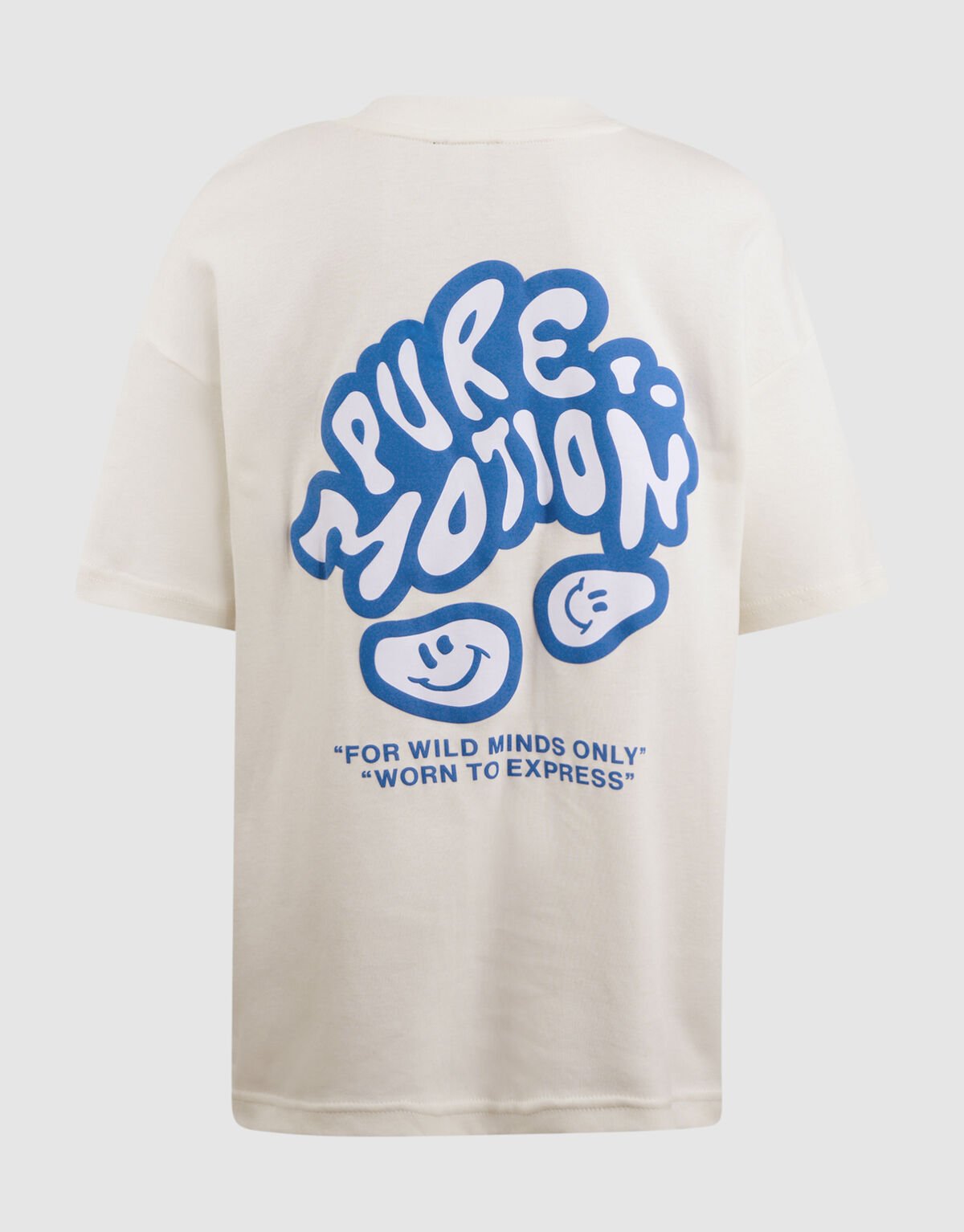 Motion Artwork T-Shirt Gebrochenes Wei&szlig; SHOEBY BOYS