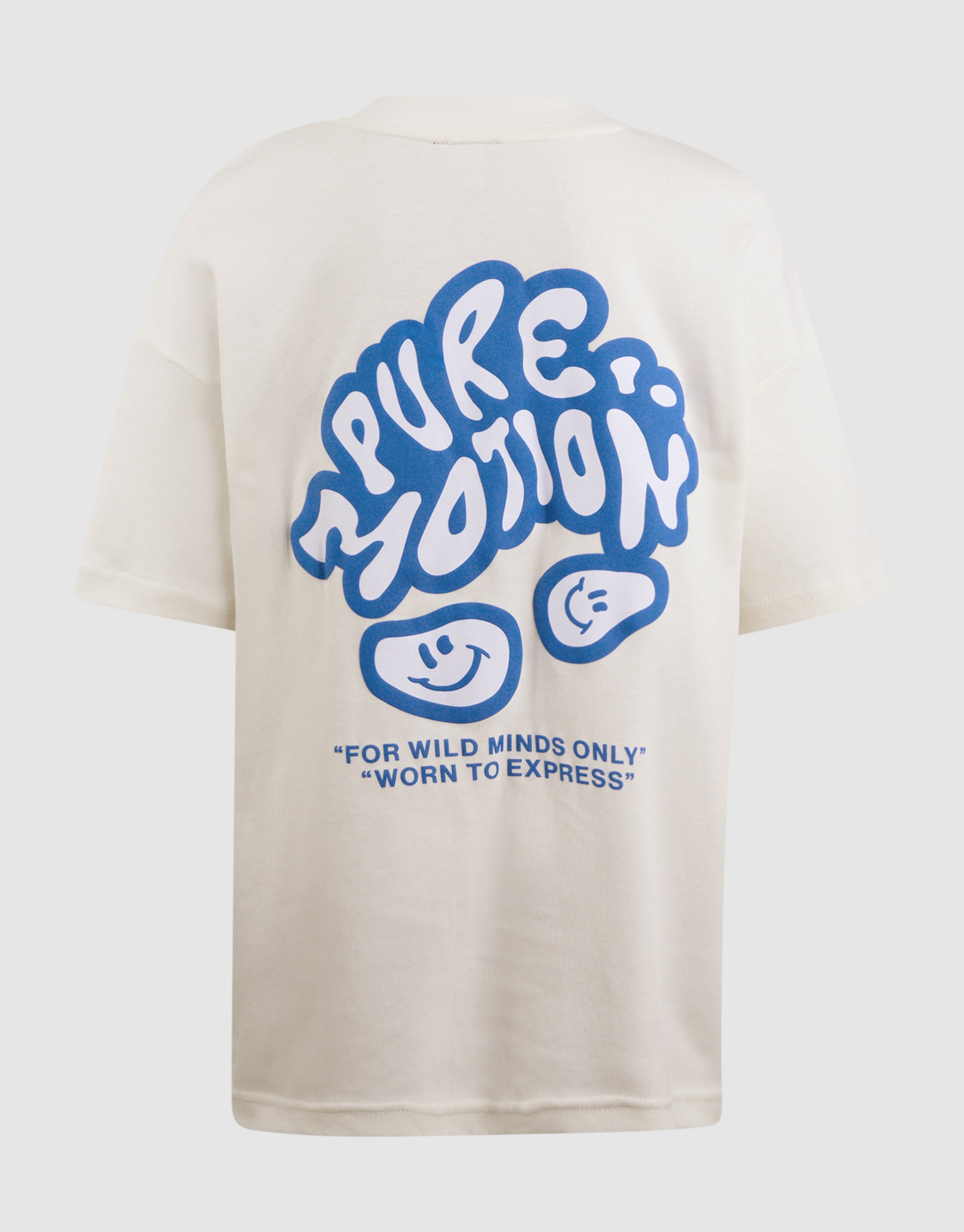 Motion Artwork T-Shirt Gebrochenes Wei&szlig; SHOEBY BOYS