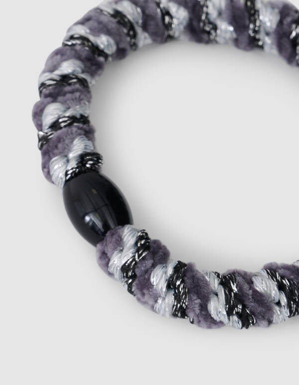 Lurex-Haarband Grau SHOEBY ACCESSOIRES