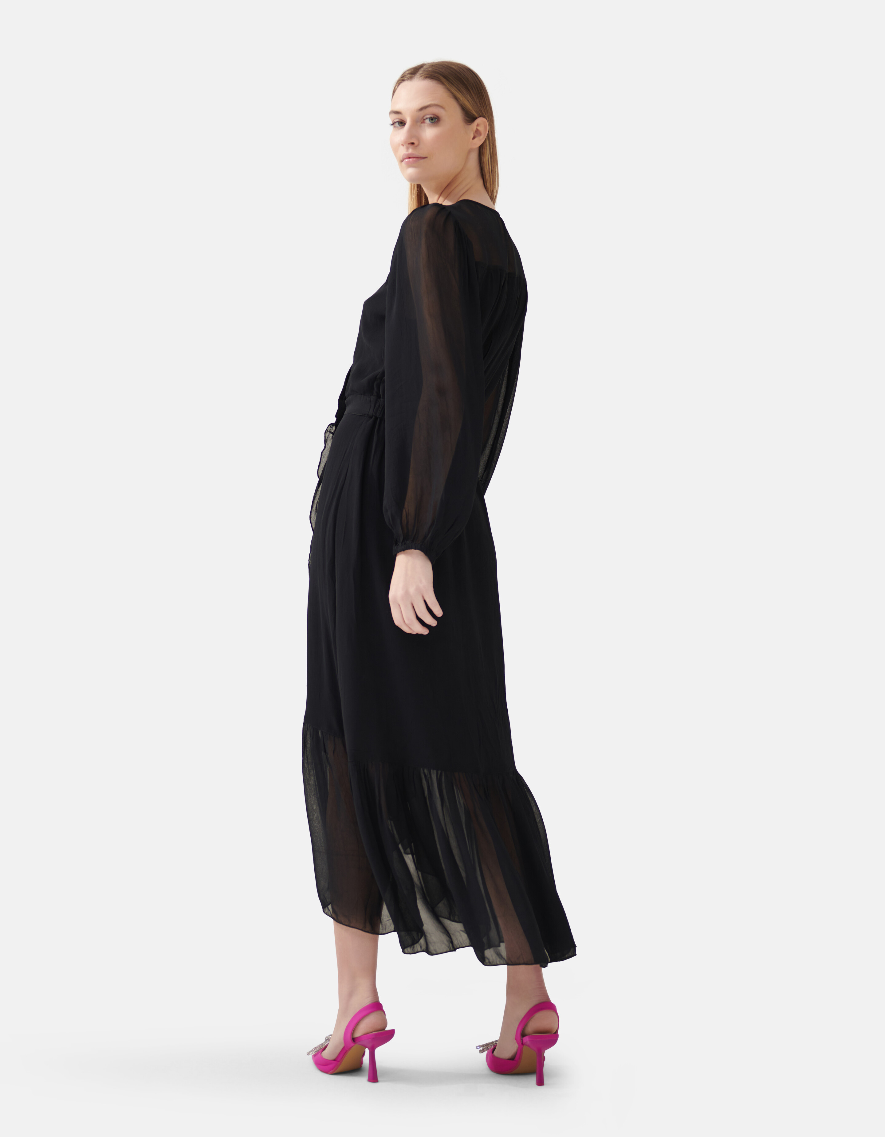 Wickelkleid Schwarz von Fred SHOEBY WOMEN