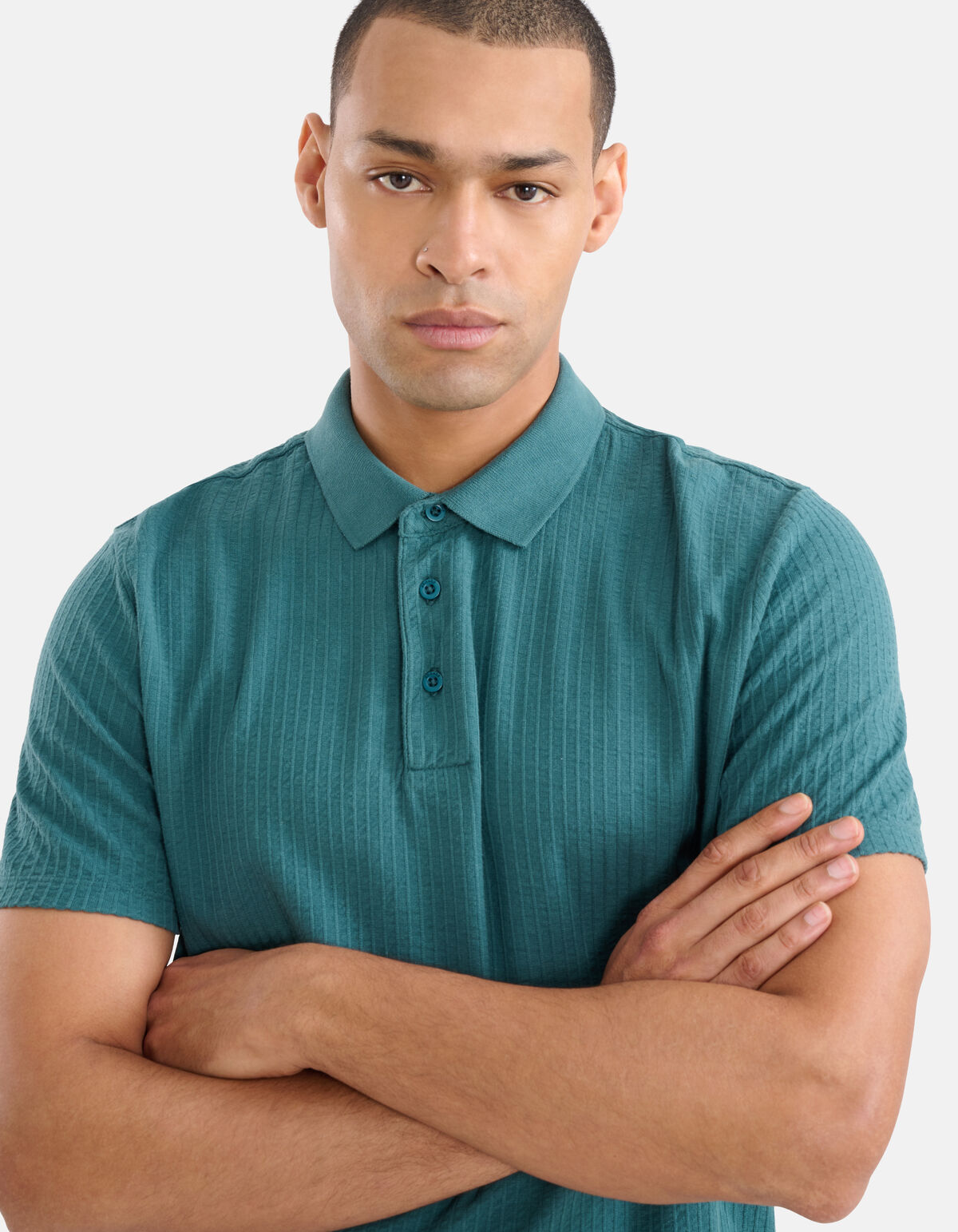 Struktur Polo T&uuml;rkis SHOEBY MEN