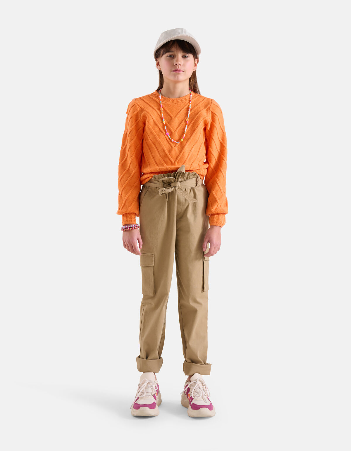 Cargohose Beige SHOEBY GIRLS