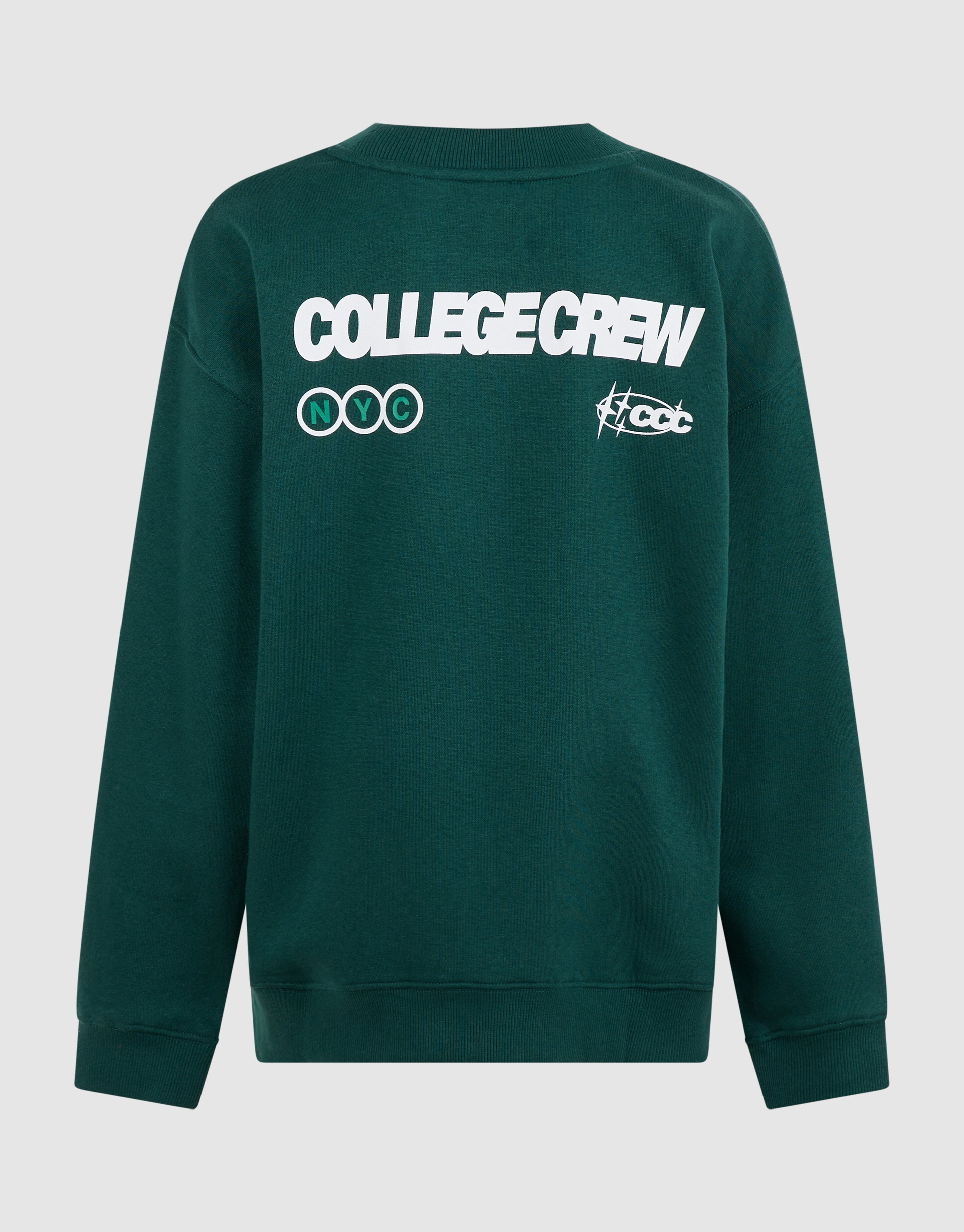 Oversized Fit Sweater Dunkelgr&uuml;n SHOEBY BOYS