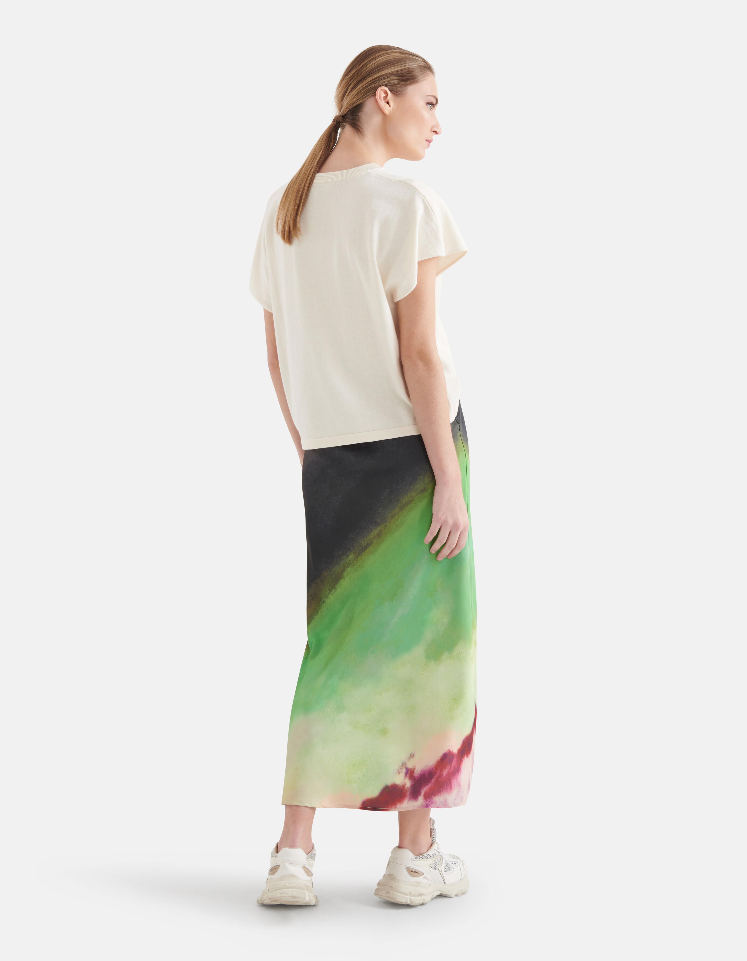 Gestricktes T-shirt Off White von Mieke SHOEBY WOMEN