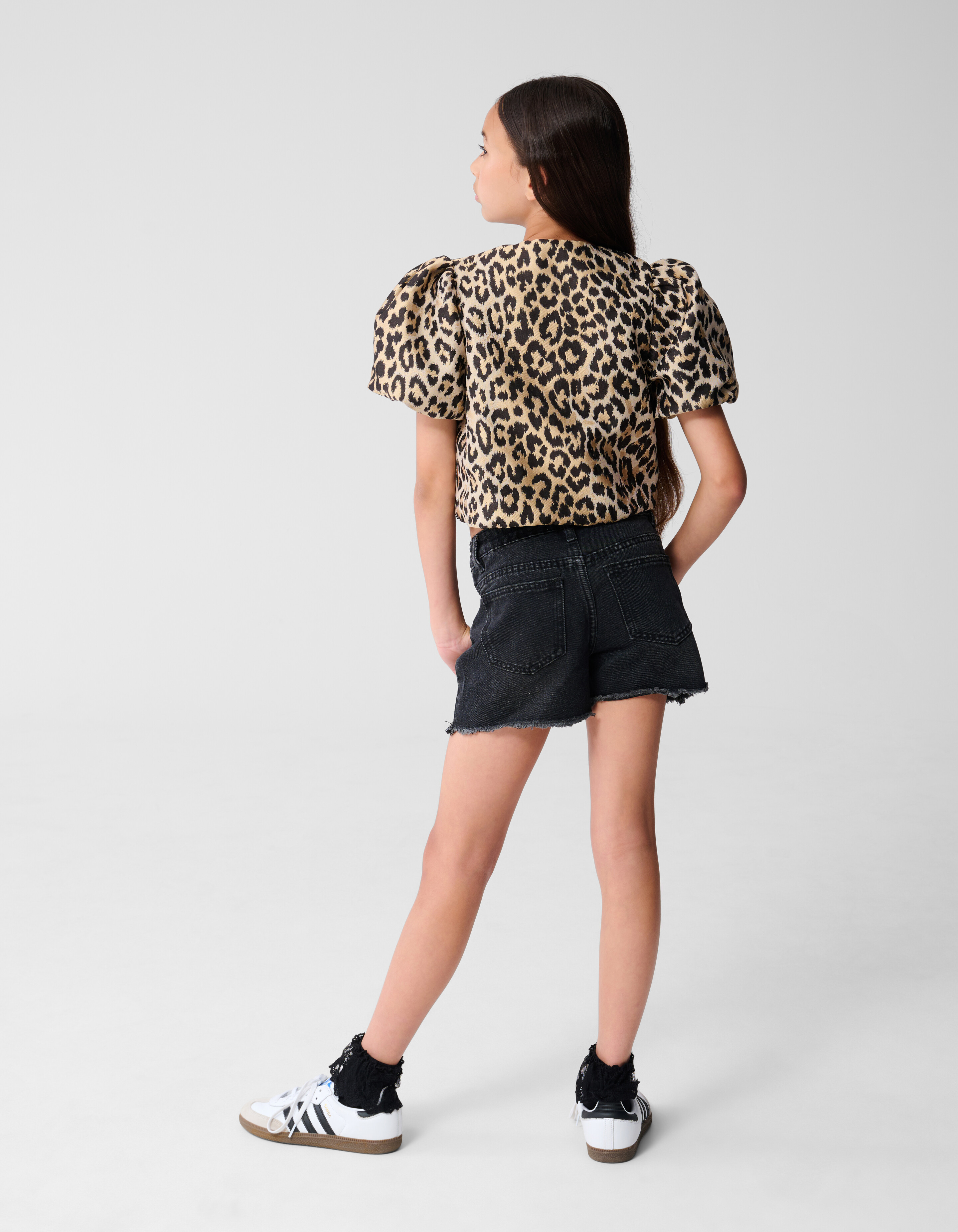 Destroy Denim Short Schwarz SHOEBY GIRLS