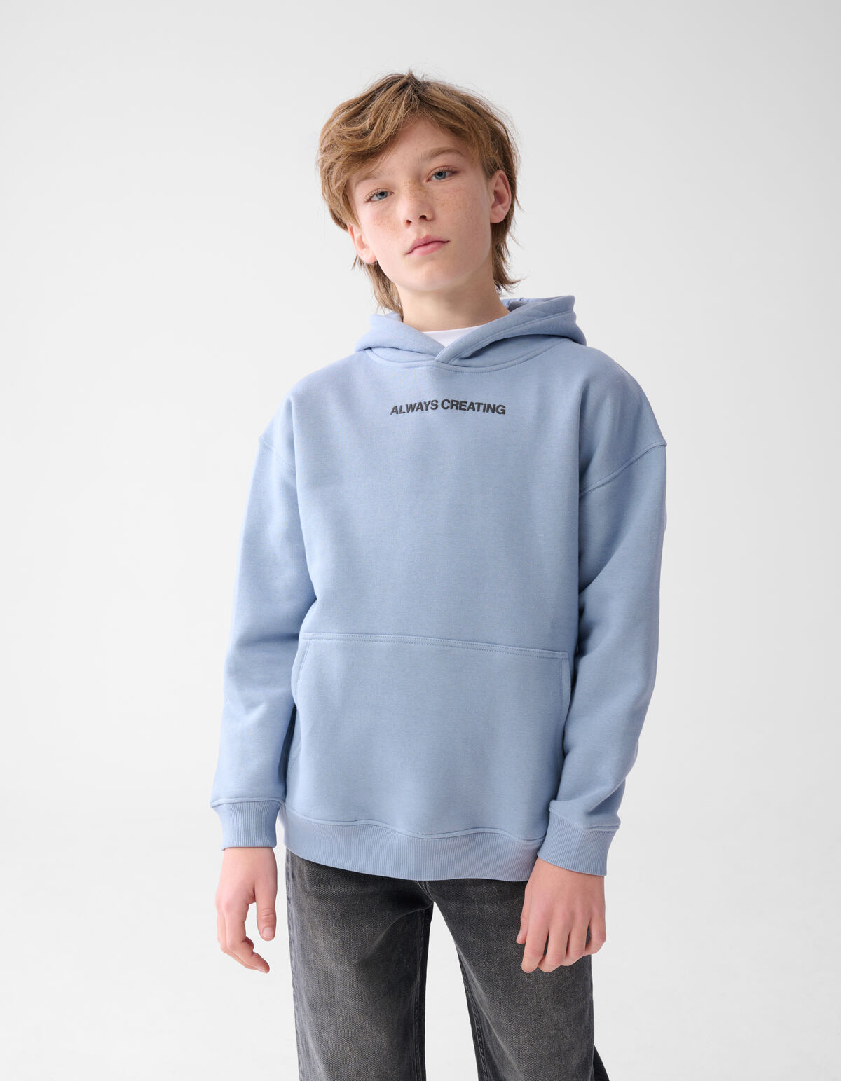 Artwork Hoodie blau SHOEBY BOYS