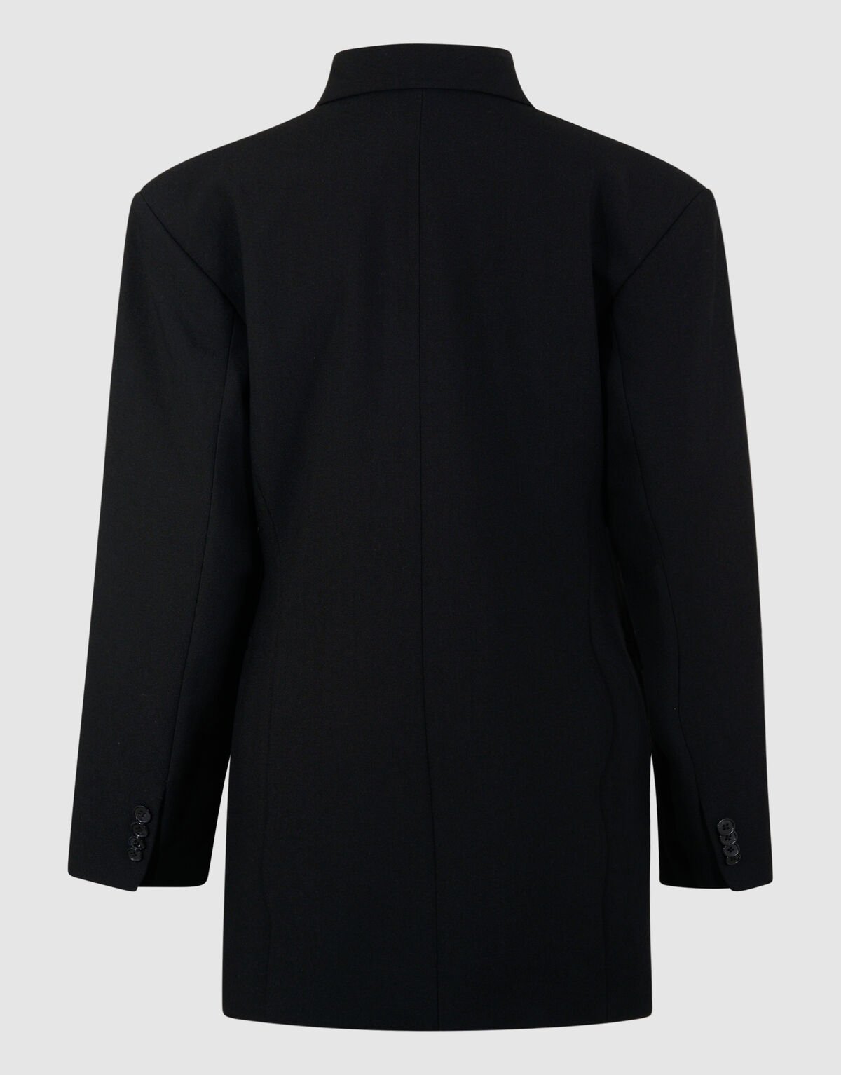 Oversized-Blazer-Kleid mit Krawatte, schwarz SHOEBY WOMEN