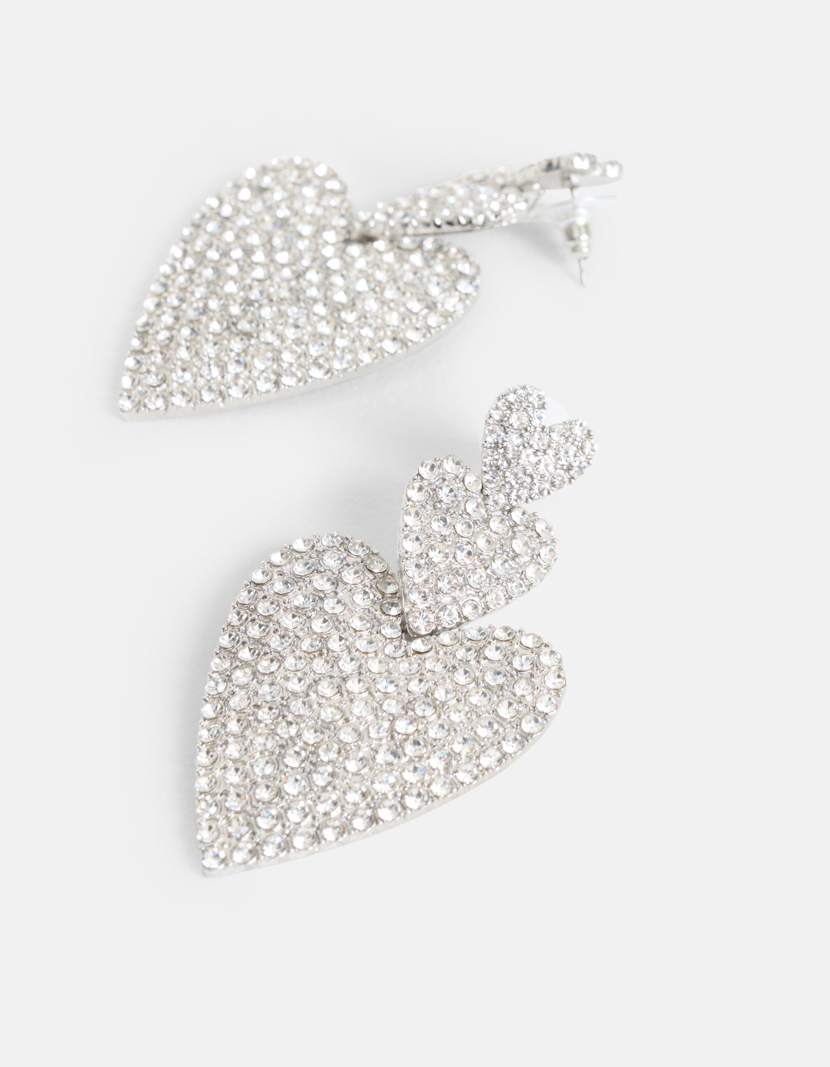 Herz-Ohrringe Silber von Monica SHOEBY ACCESSOIRES