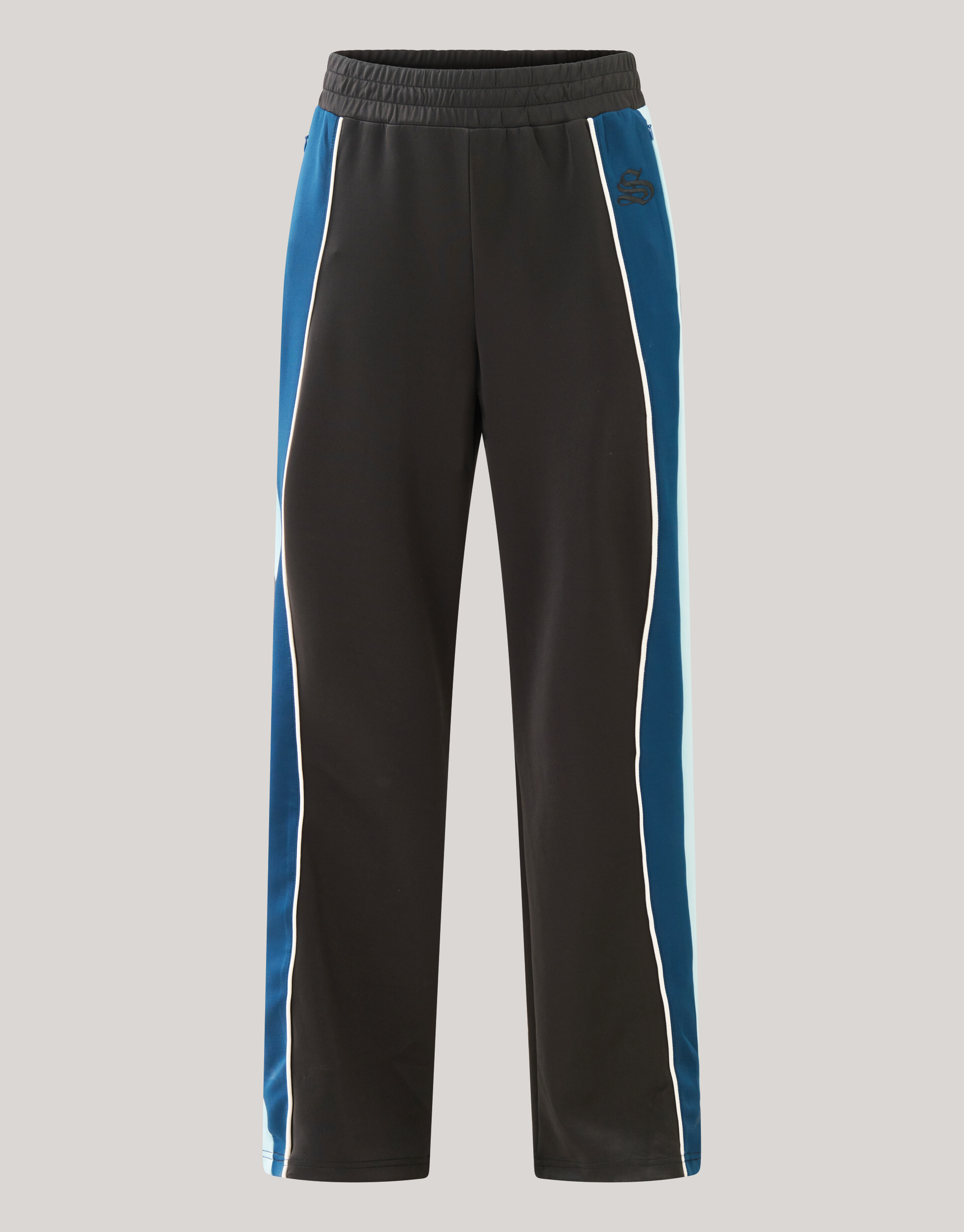 Colourblock-Hose mit weitem Bein Schwarz/Blau SHOEBY WOMEN
