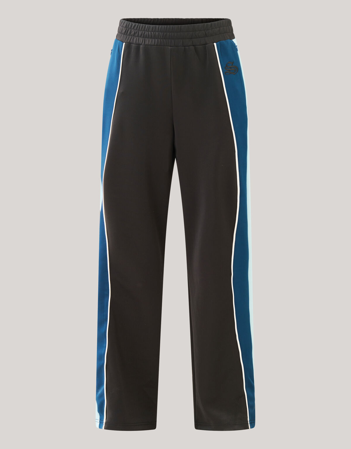Colourblock-Hose mit weitem Bein Schwarz/Blau SHOEBY WOMEN