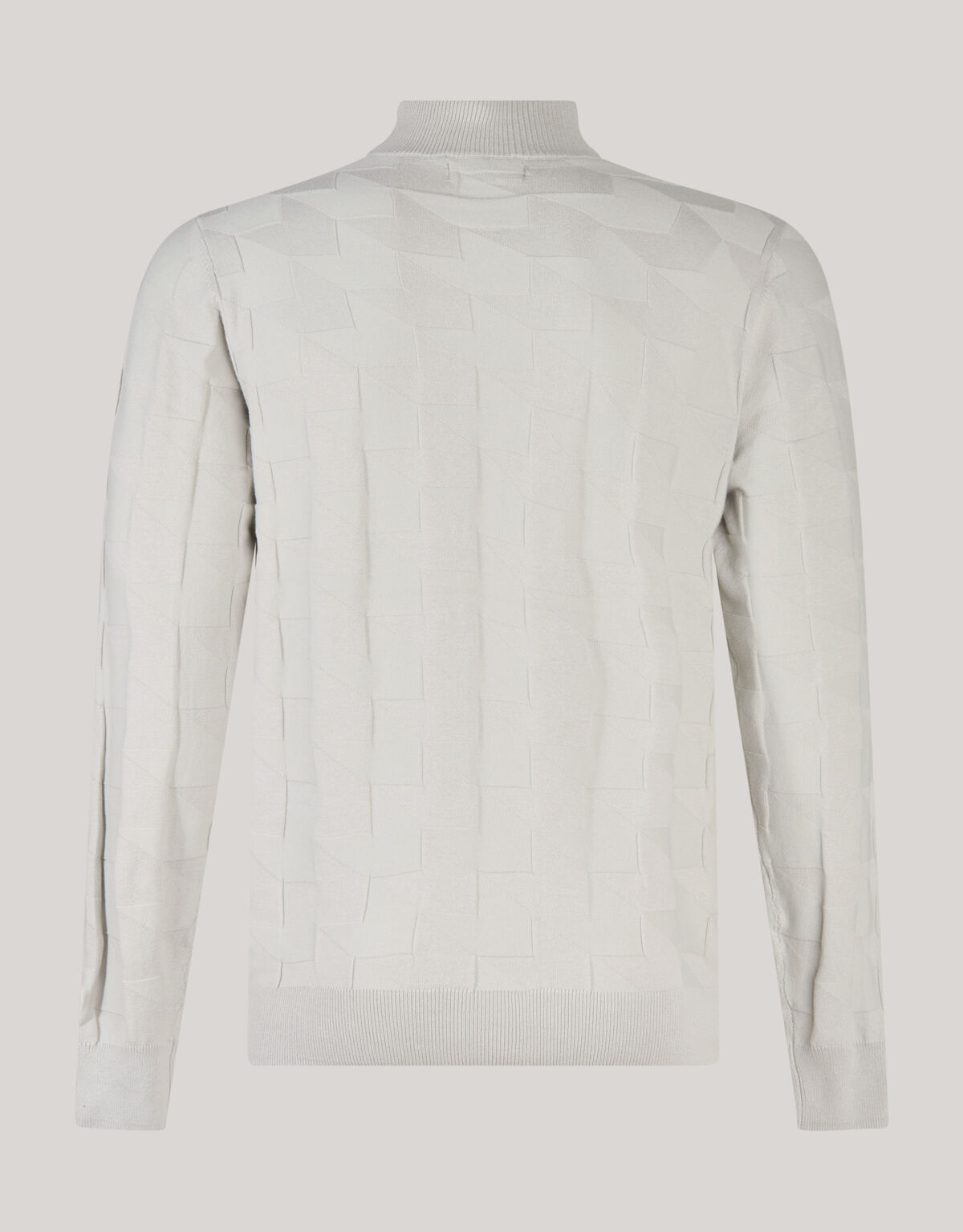 Pied De Poule Pullover Hellgrau SHOEBY MEN