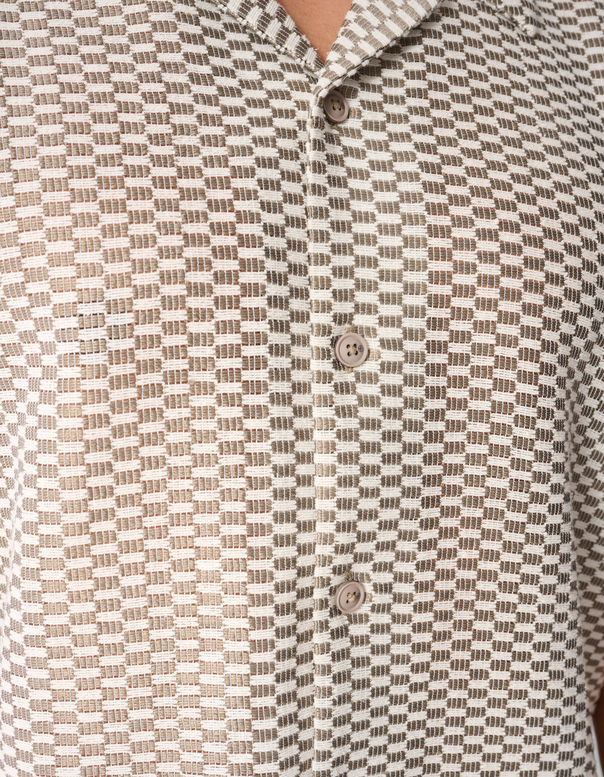 Gewebtes Overshirt Hellbraun SHOEBY MEN