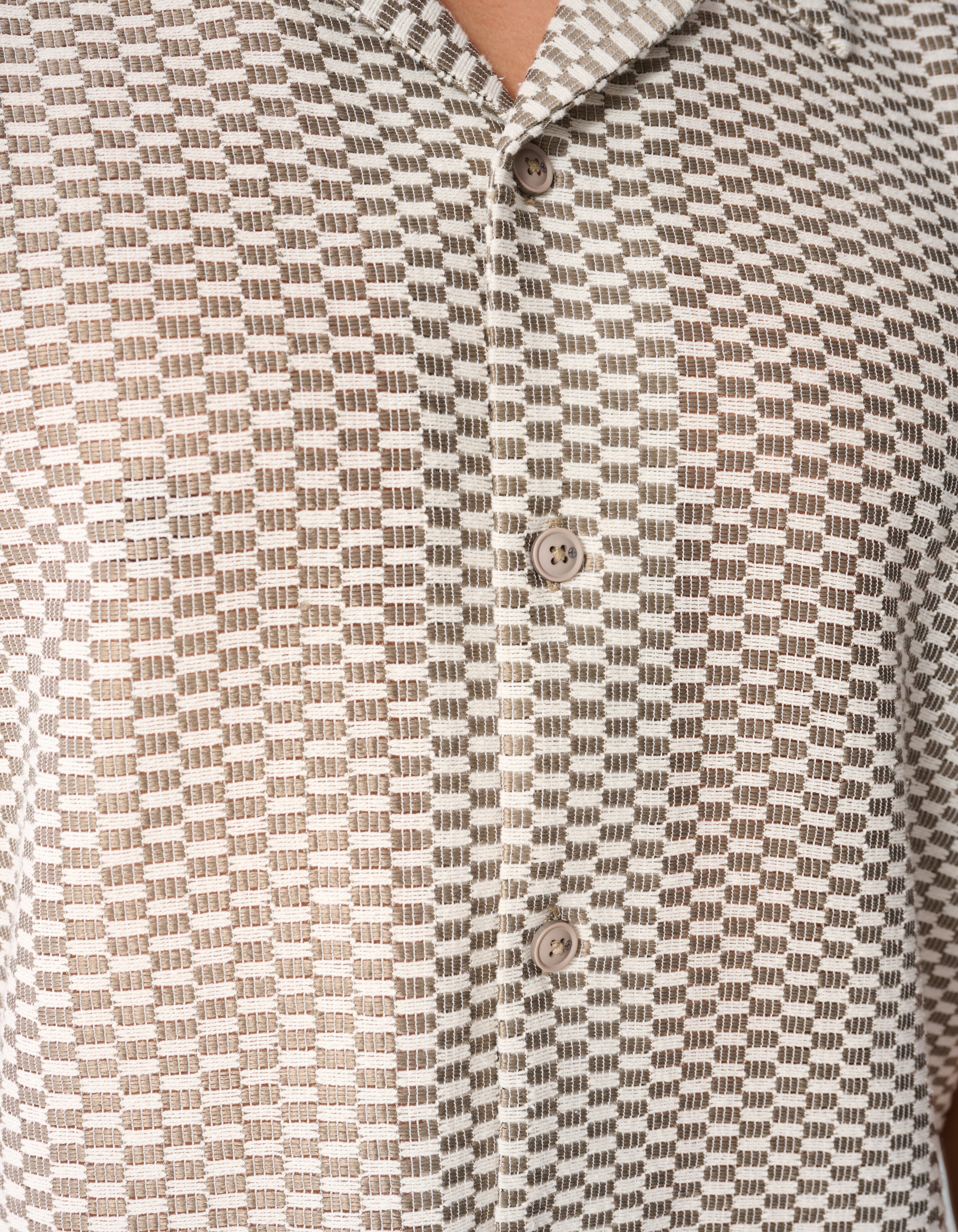 Gewebtes Overshirt Hellbraun SHOEBY MEN