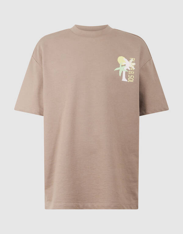 Playa Relaxed T-Shirt Taupe SHOEBY BOYS