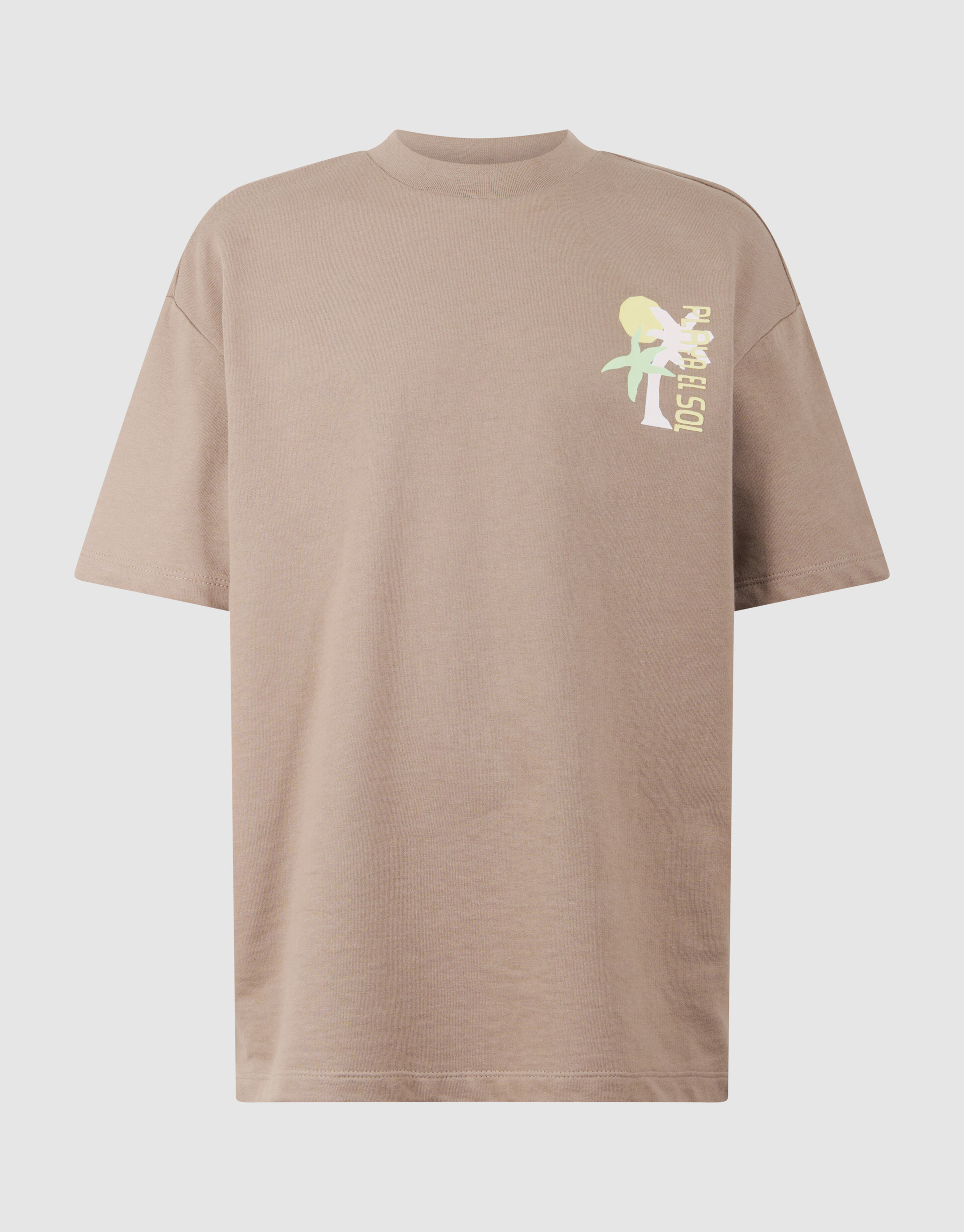 Playa Relaxed T-Shirt Taupe SHOEBY BOYS
