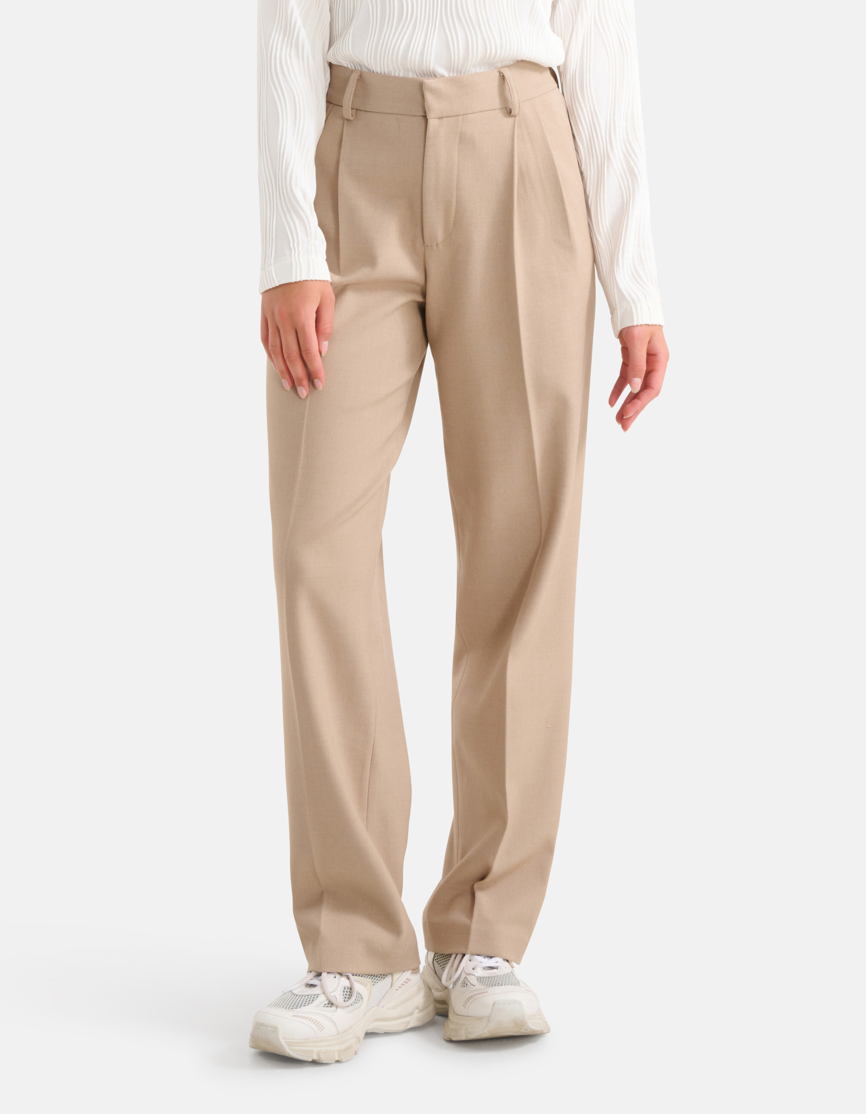 Gerade geschnittene Hose Beige SHOEBY WOMEN