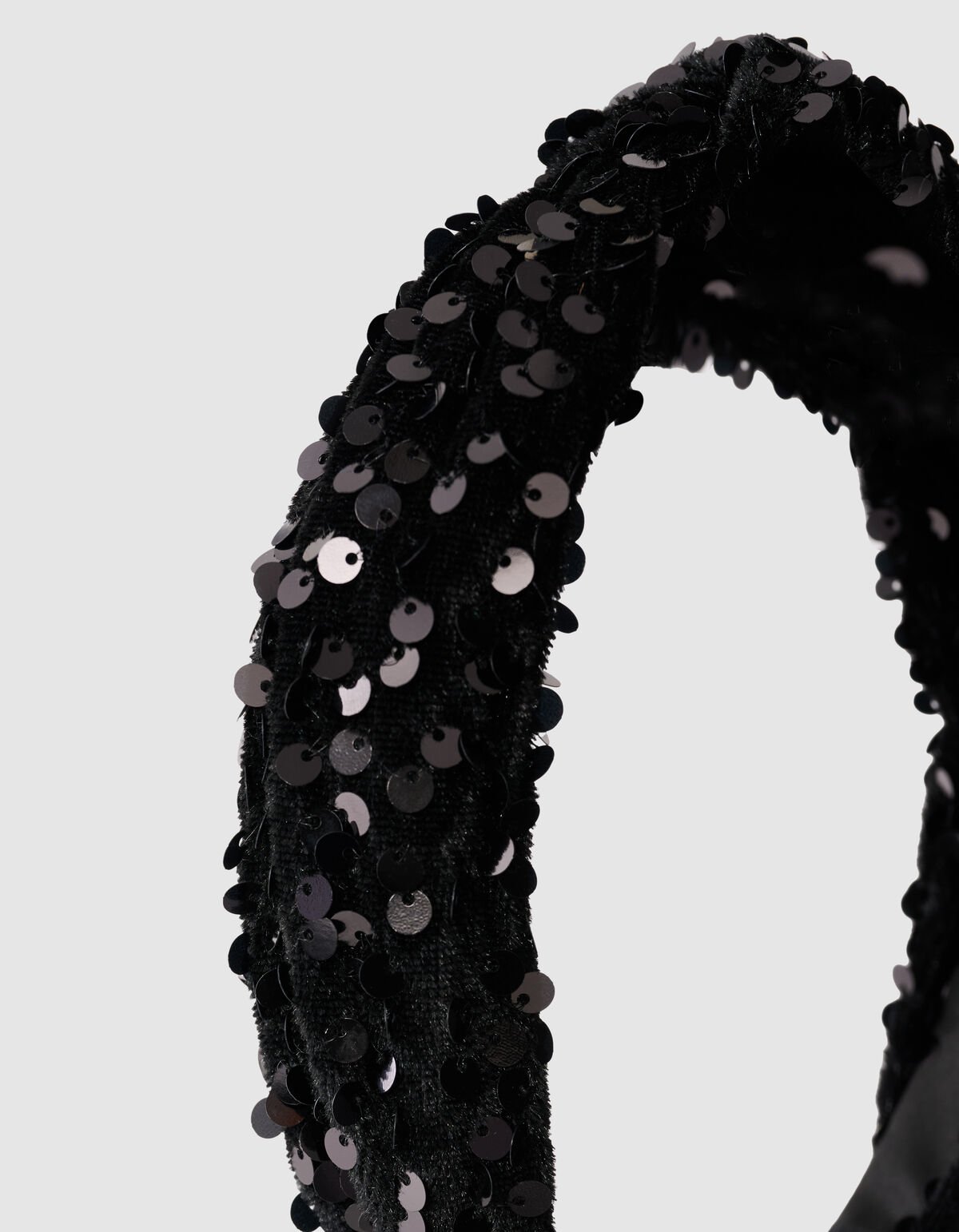 Pailletten-Haarreif Schwarz ACCESSOIRES SHOEBY