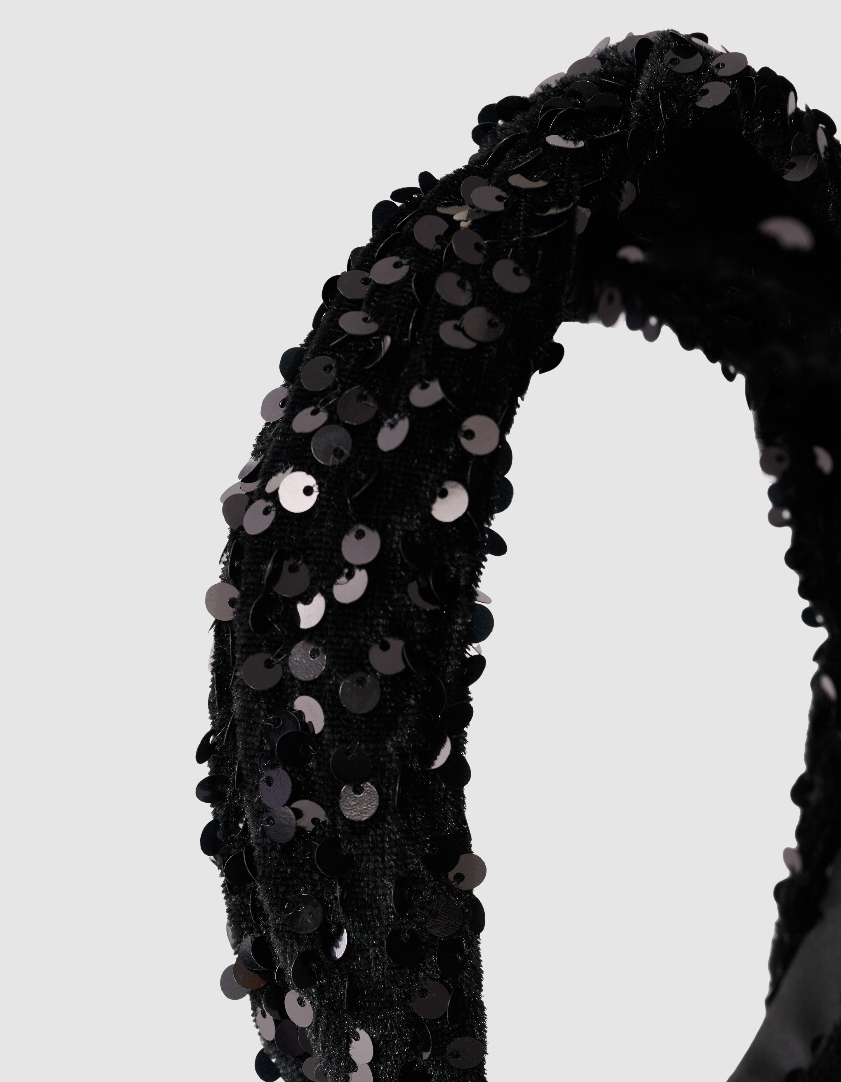 Pailletten-Haarreif Schwarz ACCESSOIRES SHOEBY