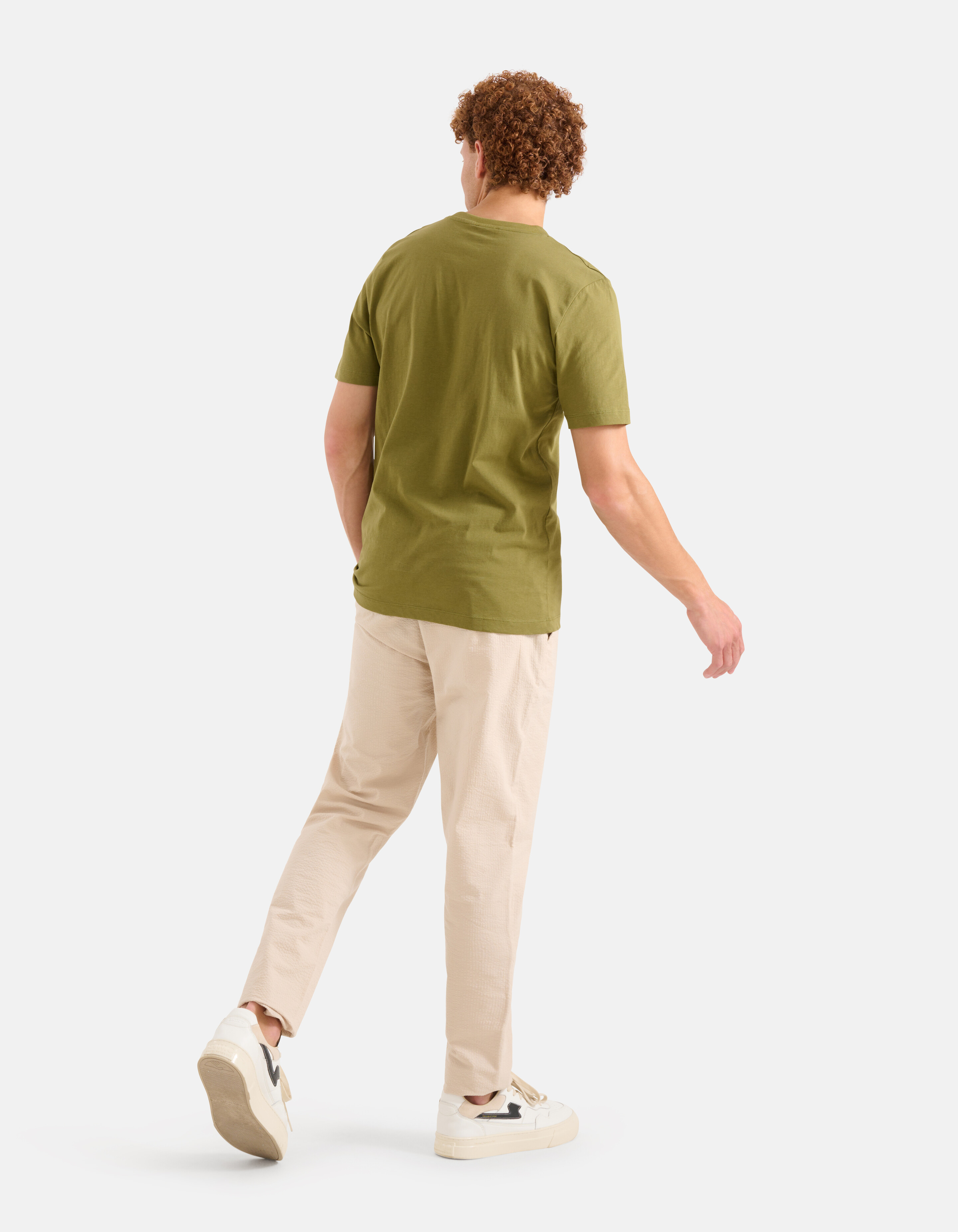 Seersucker-Hose Beige SHOEBY MEN