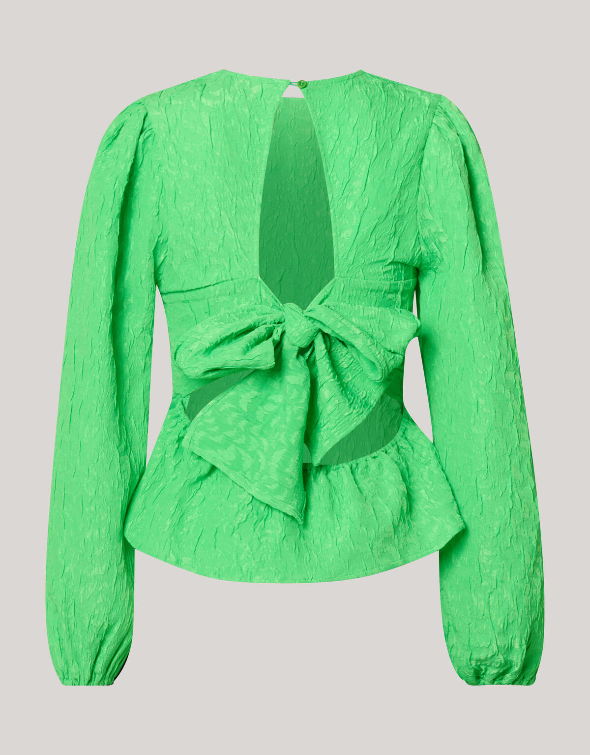 Jacquard-Top Gr&uuml;n SHOEBY WOMEN