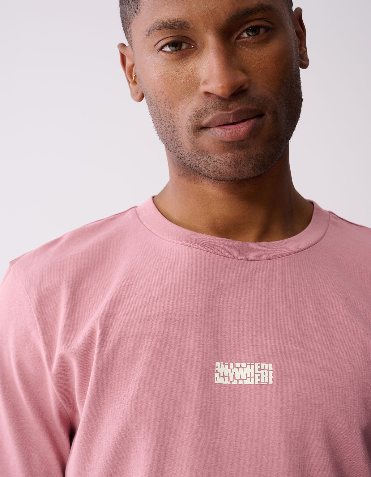 Anywhere Artwork T-shirt Pink SHOEBY MEN