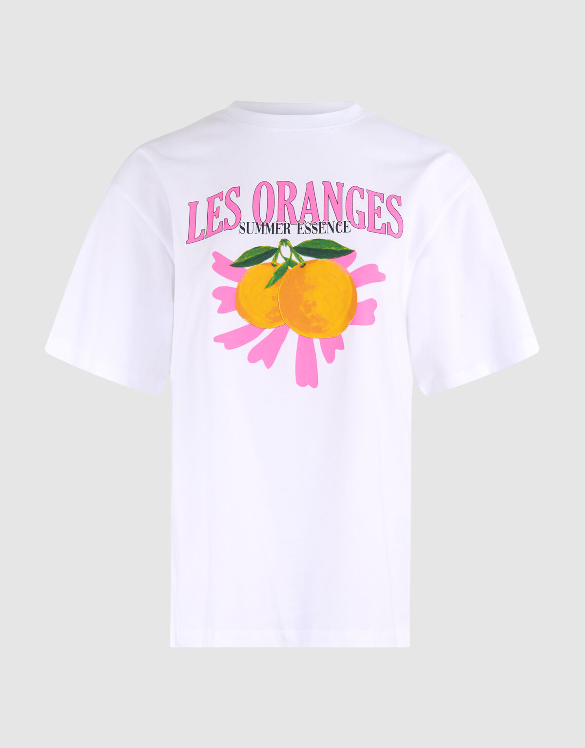 Oversized Les Oranges T-Shirt White SHOEBY WOMEN