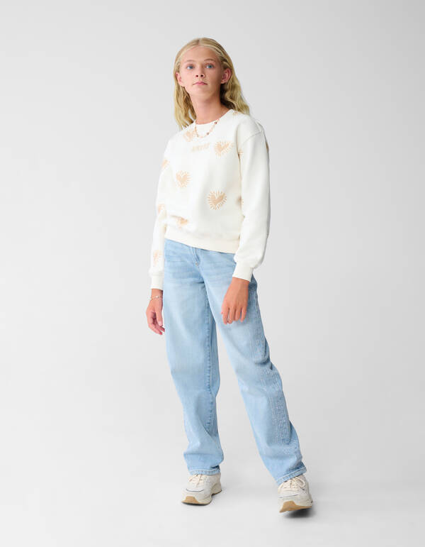 Jeans mit Strass-Finish in Blau SHOEBY GIRLS