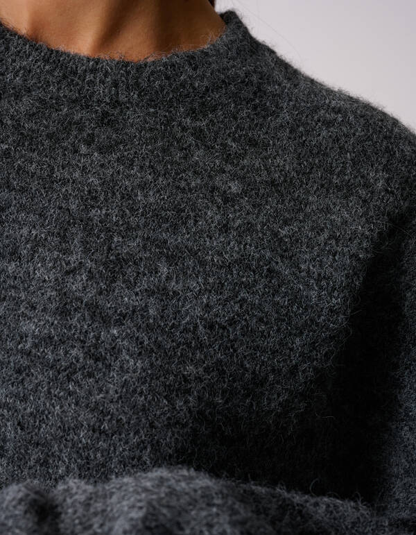 Strickpullover Dunkelgrau By Anna SHOEBY WOMEN