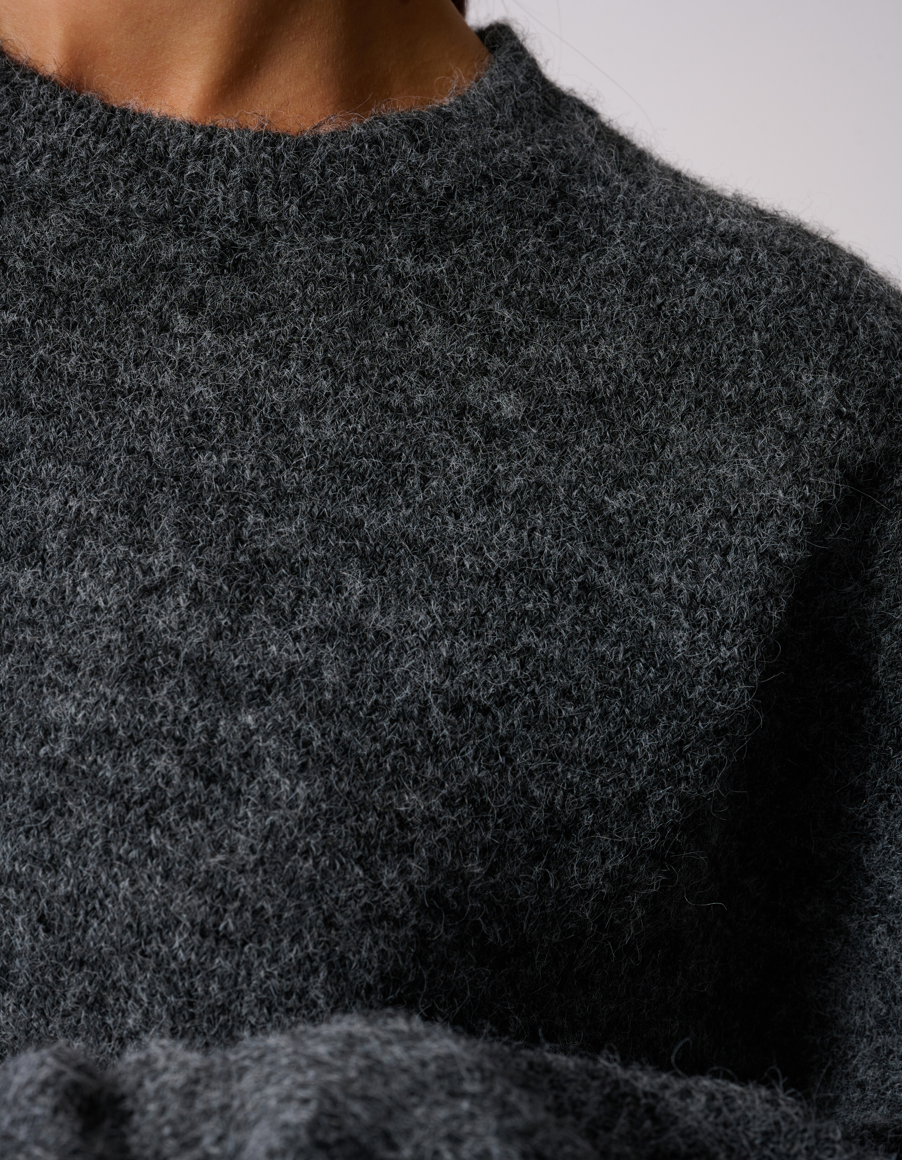 Strickpullover Dunkelgrau By Anna SHOEBY WOMEN
