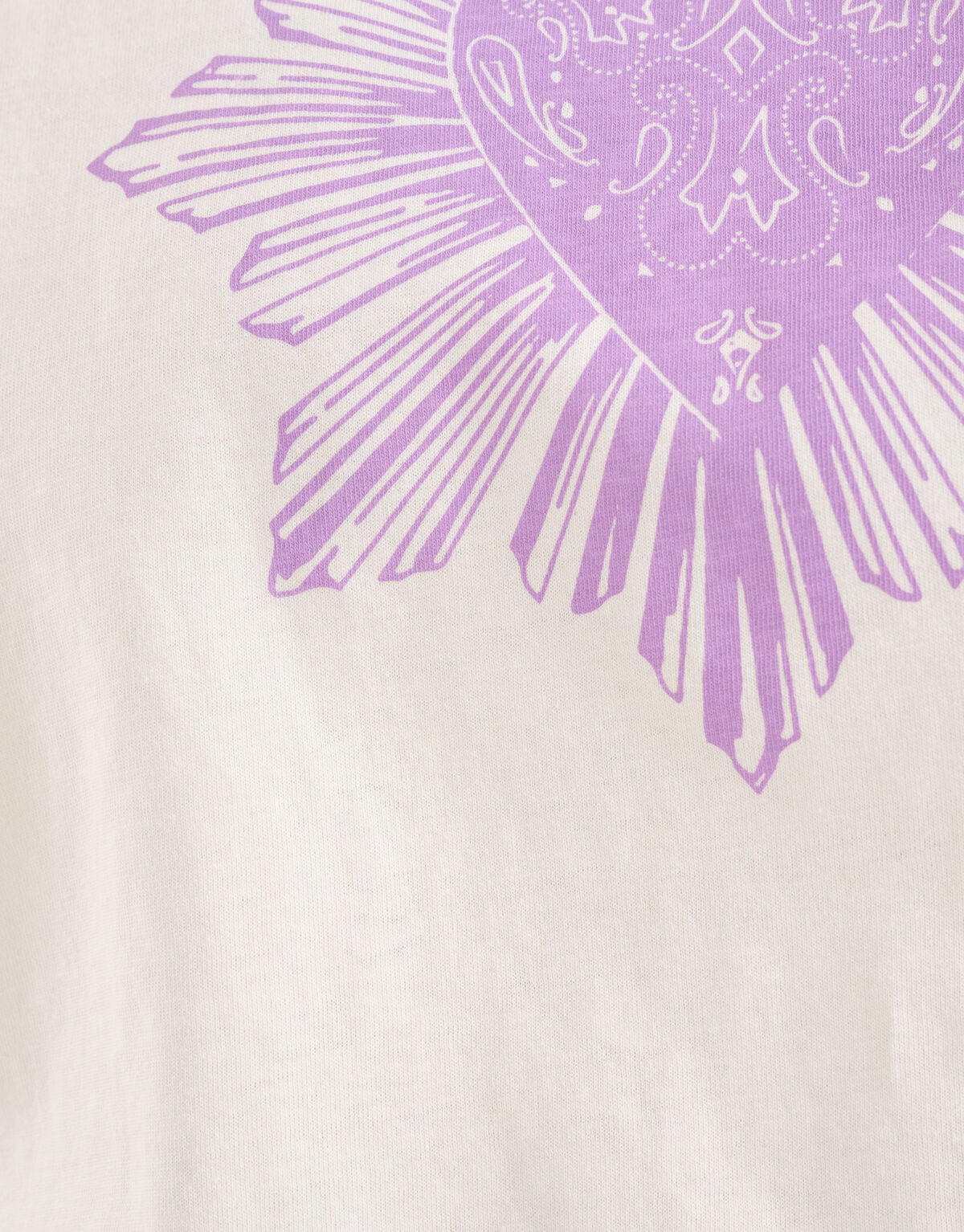 Heart Artwork T-shirt Gebroken Wit SHOEBY WOMEN